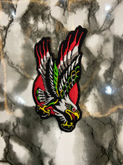 Screamin’ Eagle Embroidered Patch – Vintage American Traditional Style Applique