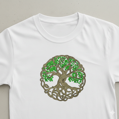 Celtic Tree of Life Embroidery Design – Yggdrasil Machine File (8 Sizes, 8 Formats)