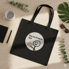 Funny Meme Embroidery Design, "Hey You Dropped This" Brain, 8 Sizes