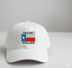 Texas Dallas Flag Embroidery Design, Lone Star State Digital Pattern, Instant Download Files