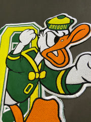 Donald Duck & Letter Patch Collection – Premium Green-Themed Embroidered Set
