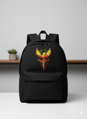 Rising Phoenix Firebird Machine Embroidery Design - Mythical Totem Back Patch