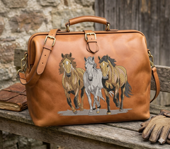 Three Horses Running Design | Wild Horse Machine Embroidery | Galloping Stallions File | Nature & Animal Embroidery