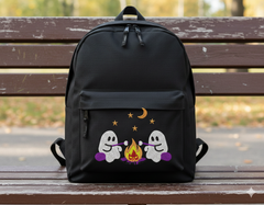 Ghost Campfire Embroidery Design, Spooky Halloween Machine File (Digital Download)