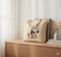 Snoopy Hearts Embroidery Design, Valentine Machine Embroidery File, Dog & Bird Instant Download