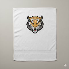 Tiger Head Embroidery Design, Wild Animal Digital File, 8 Sizes