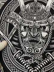 Samurai Odin Sons of Vikings Embroidery Patch: Iron On Cosplay