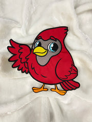 Red Bird Embroidered Patch – Iconic Angry Bird Back Applique