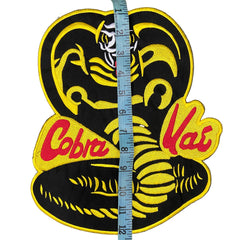 Cobra Kai Karate Kid Patches – Strike Hard No Mercy – Pick Your Size