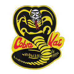 Cobra Kai Karate Kid Patches – Strike Hard No Mercy – Pick Your Size