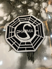 LOST Dharma Initiative Swan Station Embroidered Patch – Iconic Sci-Fi Cosplay Applique