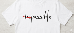 Impossible / Possible Machine Embroidery Design - 8 Sizes Included