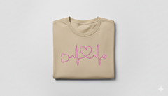 Nurse Heartbeat Stethoscope Embroidery, Medical Line Art Machine Stitch File