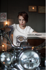 Harley Davidson Skull Machine Embroidery Design - 8 Sizes Included