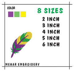 Mardi Gras Embroidery Bundle, Carnival Mask Crown Digital File, Festive Designs