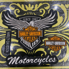 Harley-Davidson Eagle Full-Panel Set | 4-Piece Custom Vest Pack