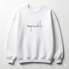 Impossible / Possible Machine Embroidery Design - 8 Sizes Included