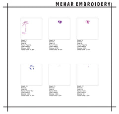 Retro Mandalorian Embroidery Design - This Is The Way Synthwave Digital File