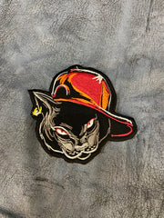 Grumpy Cat Streetwear Patch – Edgy Embroidered Iron-On Badge
