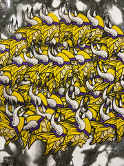 Minnesota Vikings Embroidered Patch Set – Purple Pride Football Logo Applique
