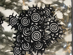 Cursed Eye Embroidered Patch – Mystical Gothic & Alternative Streetwear Applique