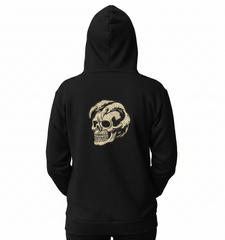 Horned Demon Skull Machine Embroidery Design, Gothic Biker Digital File