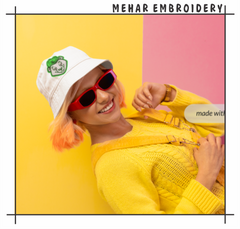 Streetwear Bear Green Hat Embroidery Design, 8 Sizes & 8 Formats