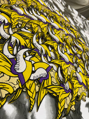 Minnesota Vikings Embroidered Patch Set – Purple Pride Football Logo Applique