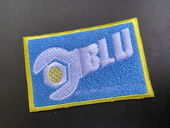 Team Fortress 2 BLU Uniform Set Patches Embroidery Iron On Sew Badge DIY Prop Costume TF2 Pyro Soldier Spy Scout Medic Engineer Heavy Sniper