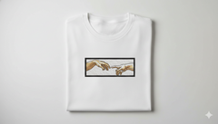 Creation of Adam Embroidery Design, Michelangelo Hands (Digital Download)