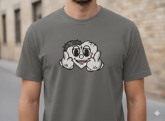 Heart with Thorns Embroidery Design, Edgy Streetwear Digital File