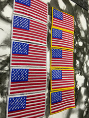 US Flag Embroidered Patch – Premium American Flag Biker & Uniform Applique