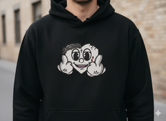 Heart with Thorns Embroidery Design, Edgy Streetwear Digital File