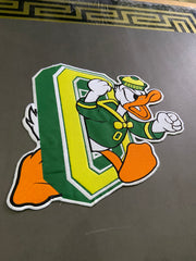 Donald Duck & Letter Patch Collection – Premium Green-Themed Embroidered Set