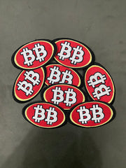 Bitcoin Logo Embroidered Patch | Crypto Trader Iron-On Badge