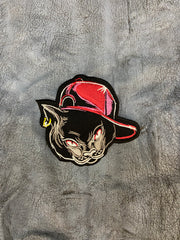 Grumpy Cat Streetwear Patch – Edgy Embroidered Iron-On Badge