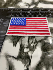 US Flag Embroidered Patch – Premium American Flag Biker & Uniform Applique