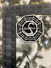 LOST Dharma Initiative Swan Station Embroidered Patch – Iconic Sci-Fi Cosplay Applique