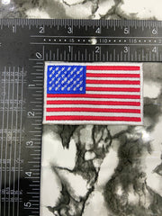 US Flag Embroidered Patch – Premium American Flag Biker & Uniform Applique