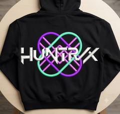 HUNTRX Futuristic Cyber Embroidery Design, 8 Sizes & 8 Formats