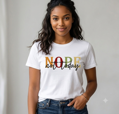 Nope Not Today Embroidery Design, Sassy Sarcastic Machine Embroidery