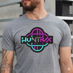 Huntrix Embroidery Patch Design, Futuristic Logo Stitch File, Gaming Style Badge Pattern