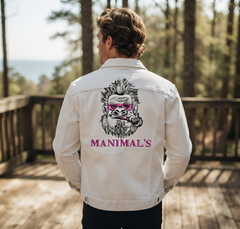 Biker Gorilla Embroidery Design, Motorcycle Ape Machine Embroidery File
