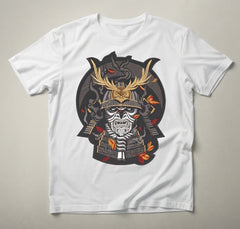 Samurai Warrior Mask Machine Embroidery Design, Japanese Oni Demon Bushido Embroidery File, 8 Sizes, 8 Formats