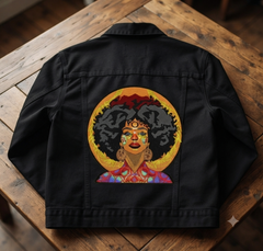 Afro Woman Embroidery Design, African Queen Machine File