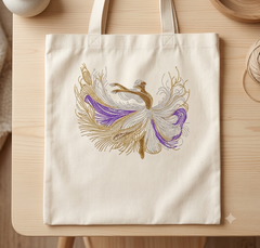 Abstract Ballerina Embroidery Design, Elegant Dancer Digital File
