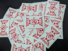 Chachamaru's Talisman Embroidered Iron-On Patch | Demon Slayer / Kimetsu no Yaiba Ofuda | Anime Cosplay