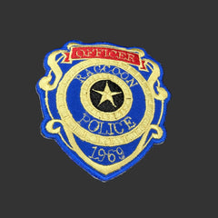 R.P.D. Raccoon Police Department Embroidered Patch – Resident Evil Cosplay Badge – Iron-On