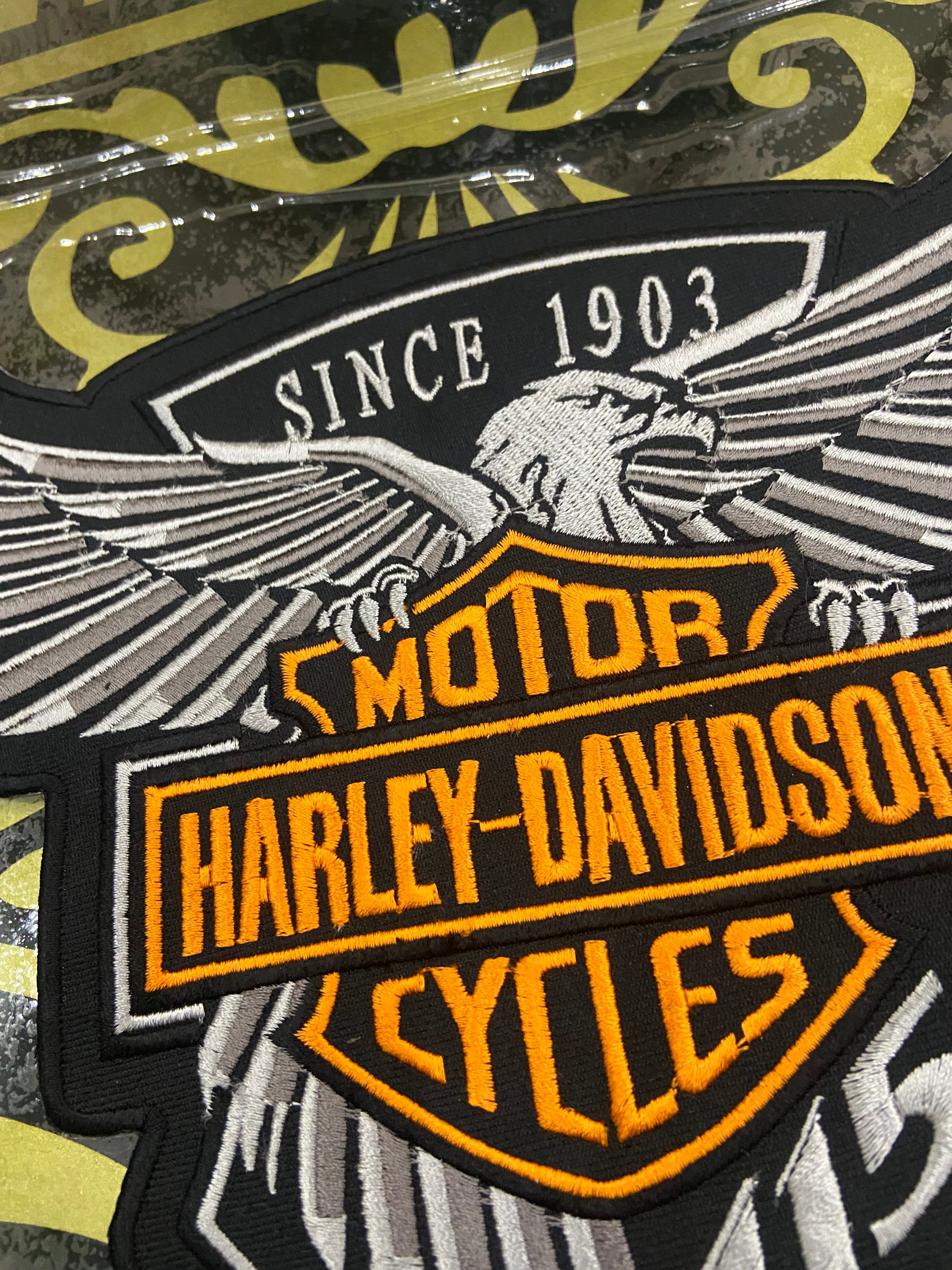 Harley-Davidson Eagle Full-Panel Set | 4-Piece Custom Vest Pack