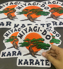 Karate Kid Miyagi-Do Embroidered Patch – Bonsai Tree Logo – Cobra Kai Series Inspired